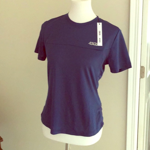 Cute ASOS Blue Workout Short Sleeve Shirt - Picture 1 of 8